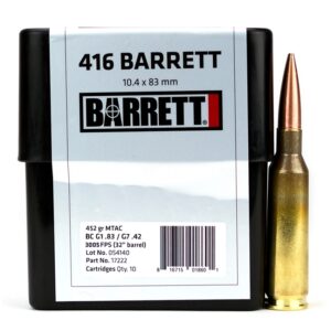 AMMO 416BAR 452GR MTAC 10RD